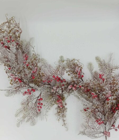 Guirnalda Berries Nevada 100Cm Blanco
